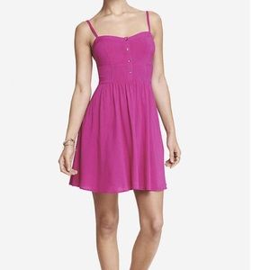 Express Pink Sweetheart Neckline Cami Sundress XS